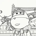 coloriage Super Wings gratuit
