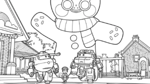 coloriage Super Wings a dessiner en ligne