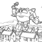 coloriage Super Wings gratuit en ligne