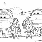 coloriage Super Wings et dessins