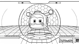 coloriage Super Wings à imprimer kawaii