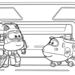 imprimer coloriage Super Wings gratuit