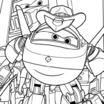 coloriage Super Wings pour enfant gratuit