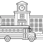 coloriage Autobus Scolaire updated et dessins