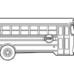 coloriage Autobus Scolaire updated et découpage à imprimer