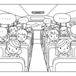 coloriage Autobus Scolaire updated a imprimer pour enfant de 4 ans