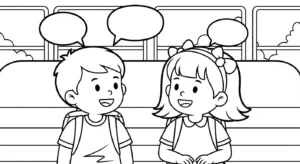 coloriage Autobus Scolaire updated à imprimer