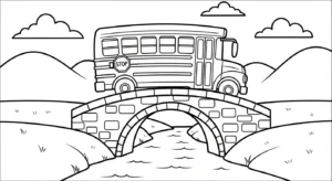 coloriage Autobus Scolaire updated à imprimer gratuitement pdf