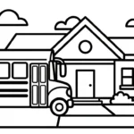 coloriage Autobus Scolaire updated a imprimer gratuitement