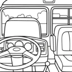 coloriage Autobus Scolaire updated à imprimer pdf