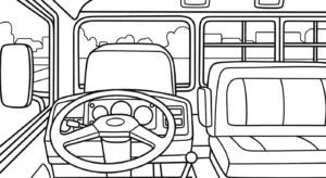 coloriage Autobus Scolaire updated à imprimer pdf