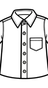 coloriage Chemise a colorier en ligne