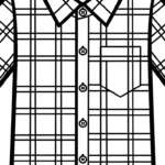 coloriage Chemise a telecharger