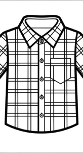 coloriage Chemise a telecharger
