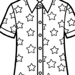 coloriage Chemise gratuit en ligne