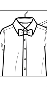 coloriage Chemise gratuit a imprimer