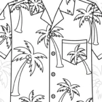 coloriage Chemise pour enfant de 10 ans