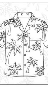 coloriage Chemise pour enfant de 10 ans