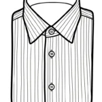 coloriage Chemise en ligne pour enfant