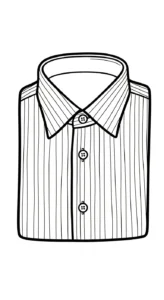 coloriage Chemise en ligne pour enfant