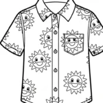 coloriage Chemise pour enfants à télécharger