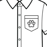coloriage Chemise pour enfant de 8 ans