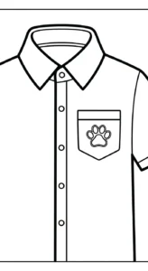 coloriage Chemise pour enfant de 8 ans