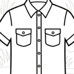 coloriage Chemise à imprimer gratuitement