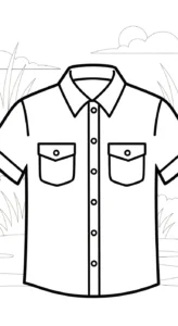 coloriage Chemise à imprimer gratuitement
