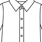 coloriage Chemise pour enfant à imprimer