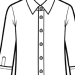 coloriage Chemise gratuit a imprimer