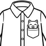 coloriage Chemise gratuit a imprimer
