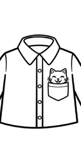 coloriage Chemise gratuit a imprimer