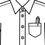 coloriage Chemise pour enfants à télécharger
