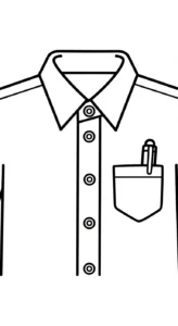 coloriage Chemise pour enfants à télécharger