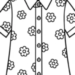 imprimer coloriage Chemise pour enfant