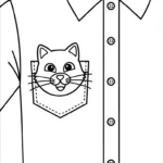coloriage Chemise a dessiner et imprimer