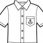 coloriage Chemise a dessiner et imprimer
