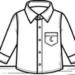 coloriage Chemise a imprimer