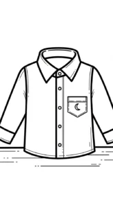 coloriage Chemise a imprimer