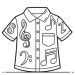 coloriage Chemise à imprimer pour enfant de 8 ans