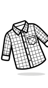 coloriage Chemise à imprimer