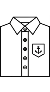 coloriage Chemise et dessins