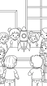 coloriage École updated à imprimer pour enfant de 4 ans