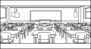 coloriage École updated et découpage à imprimer