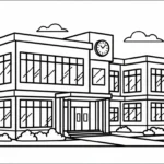 coloriage École updated à imprimer pdf gratuit