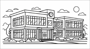 coloriage École updated à imprimer pdf gratuit