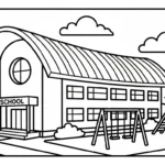 coloriage École updated pour enfant de 6 ans