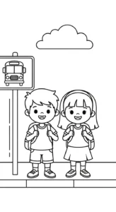 coloriage École updated pour enfant de 8 ans