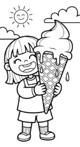 coloriage Été updated pour enfant de 8 ans